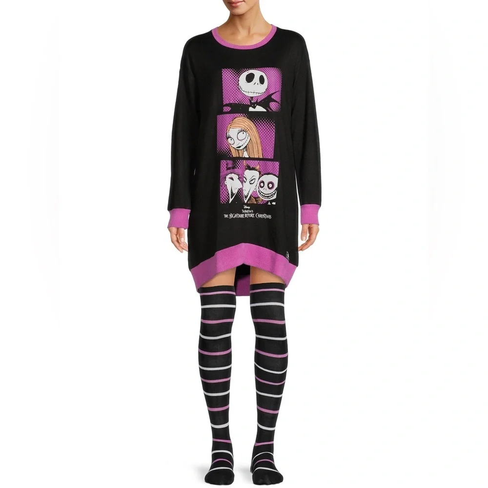 Disney Nightmare Before Christmas Sleep Set &Socks - Picture 1 of 4